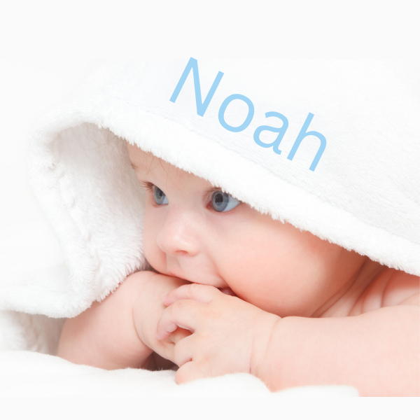 Boy's & Girl's Personalised Hooded Baby Bath Towel