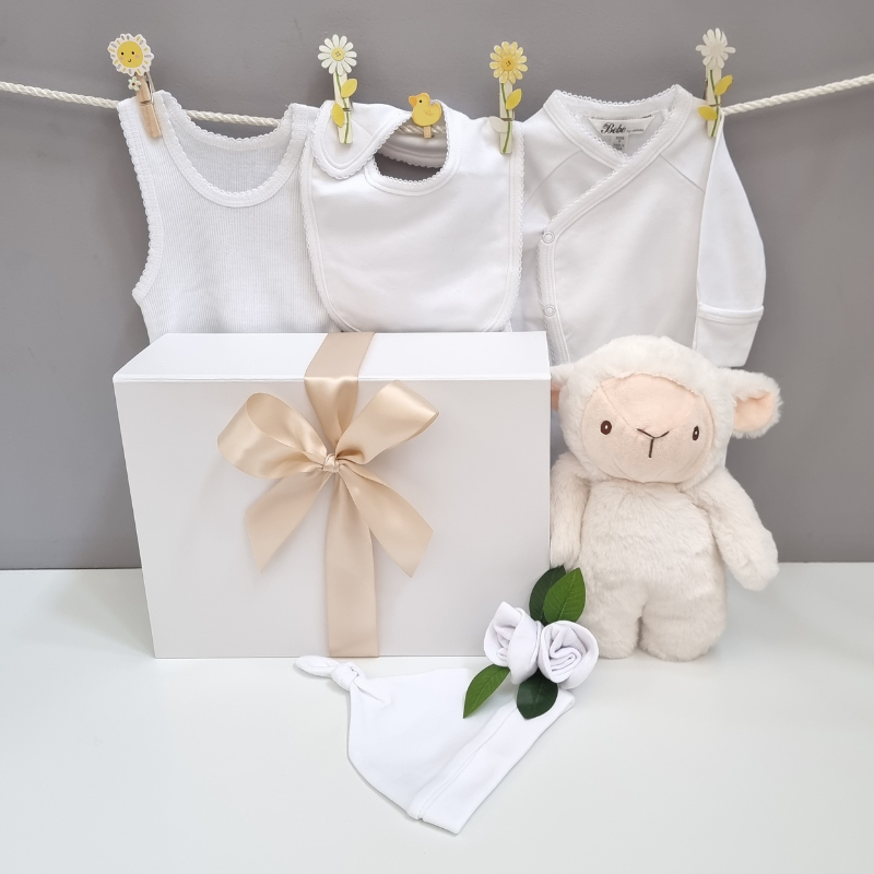 One Little Lamb Organic Baby Gift Hamper Baby Gift Sets Newborn