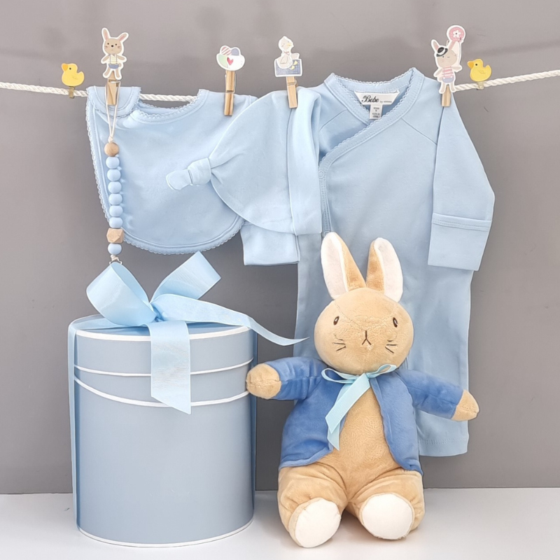 Little Bunny Cotton Tale Organic Baby Boy Hamper