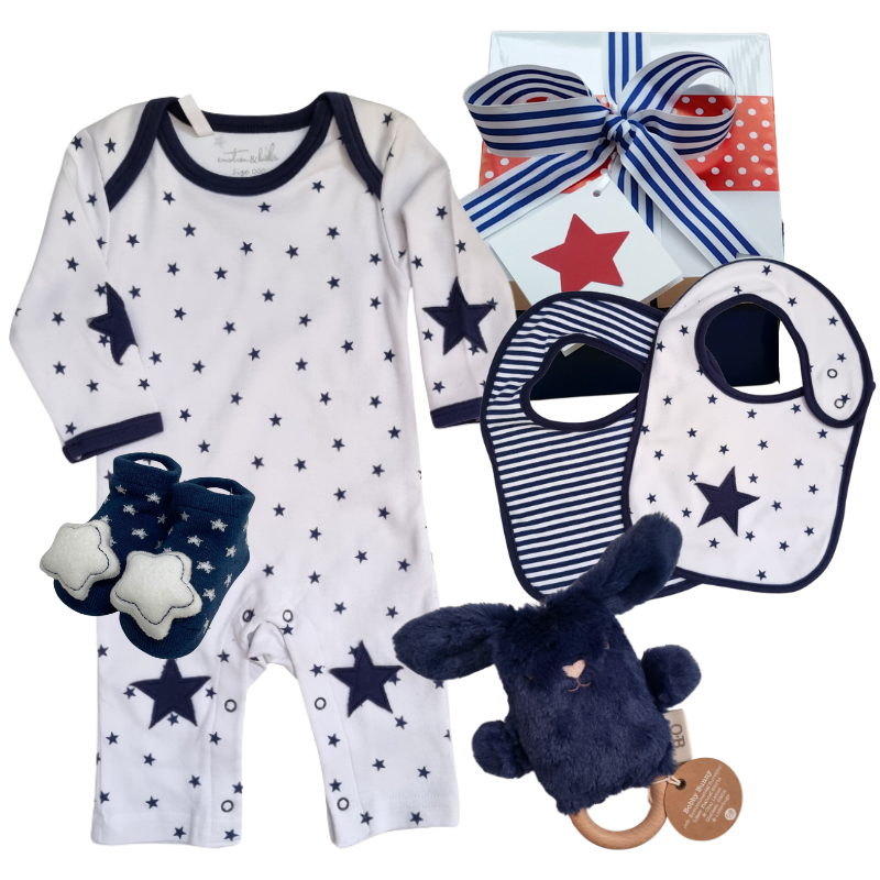 Baby Boy Hamper Big Stars Design
