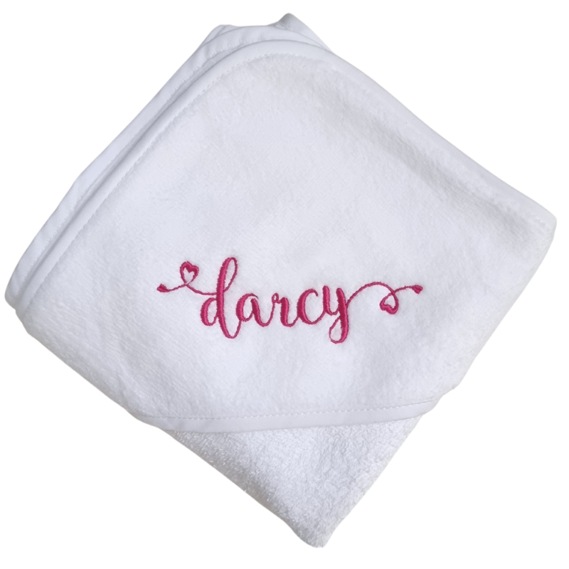 Boy's & Girl's Personalised Hooded Baby Bath Towel