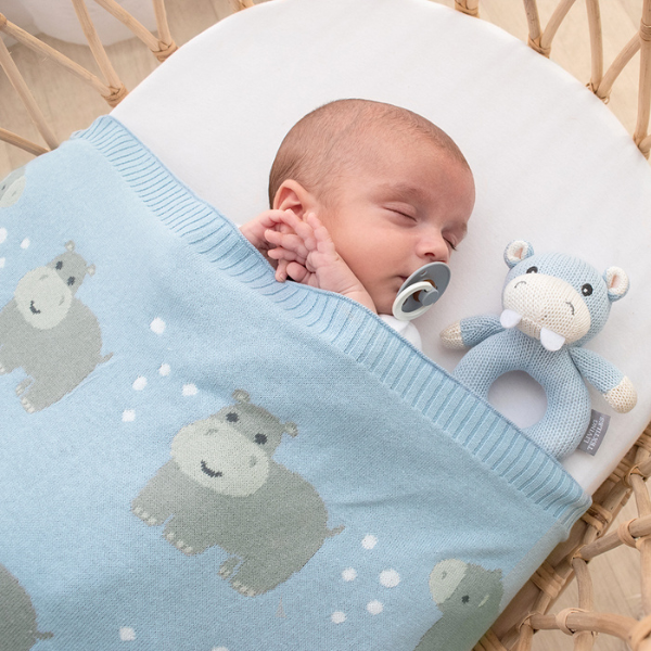 Baby Blanket Little Hippo Baby Blanket