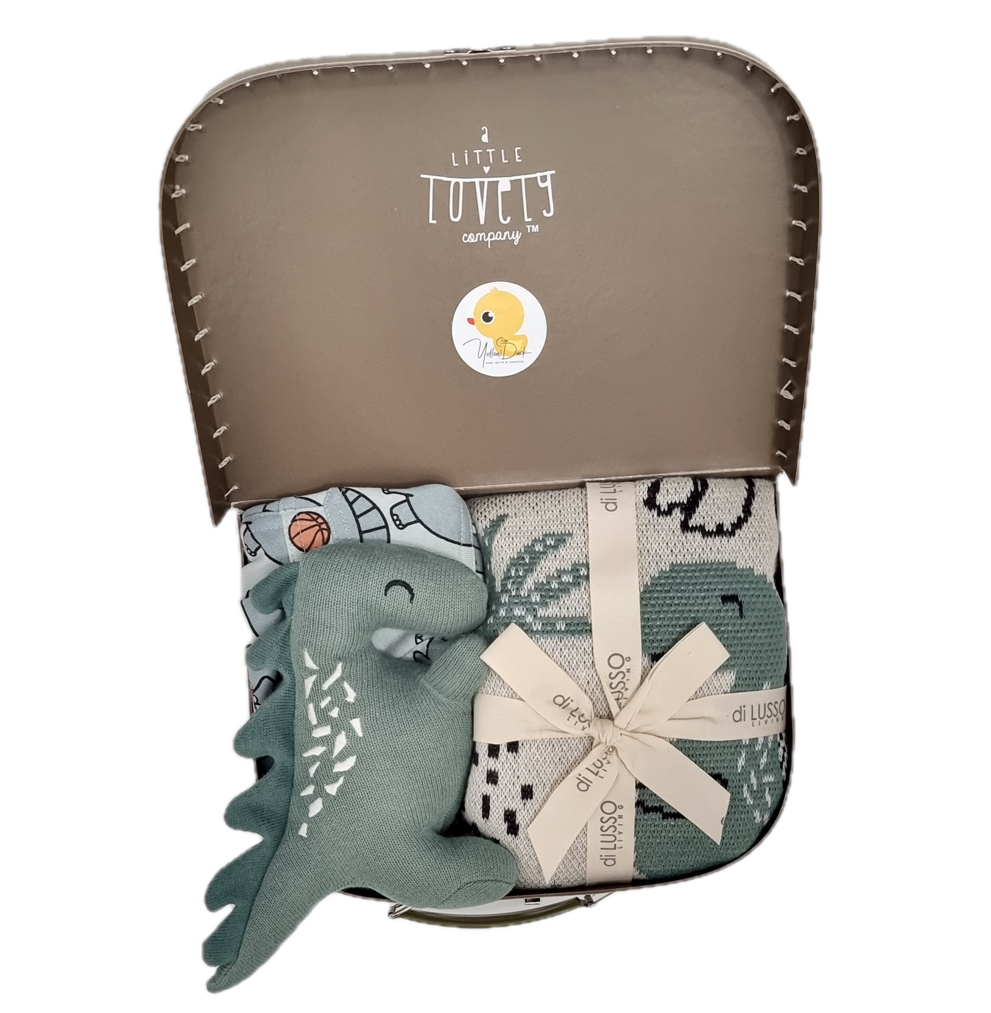 Huxbaby Little Dino Baby Boy Gift Hamper