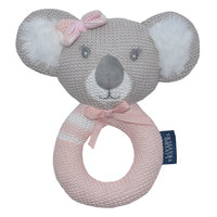 Knitted Koala Baby Blanket Girls Hamper