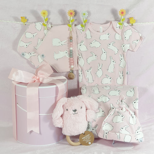 Pink Bunny Baby Girl Hamper