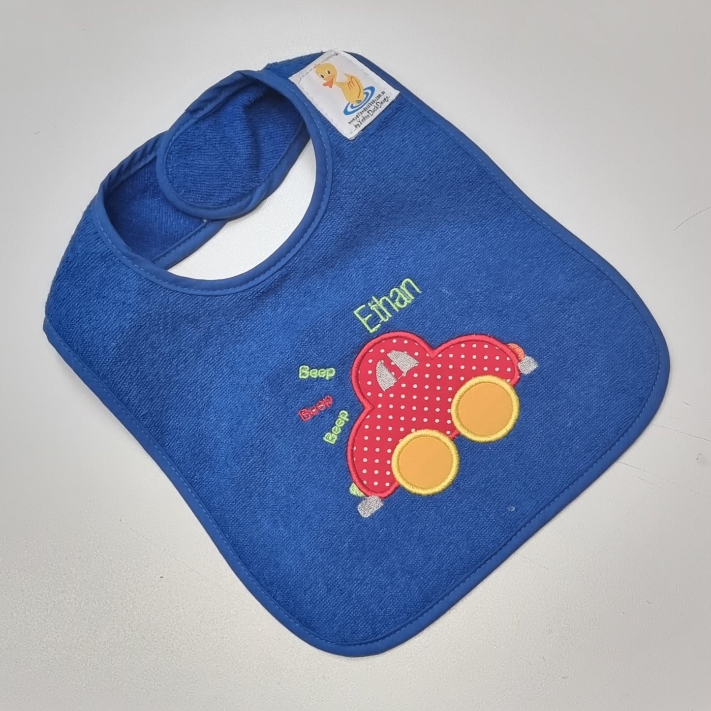 Beep Beep Big Car Baby Bibs