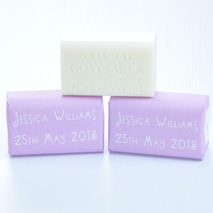 Goats Milk Personalised baby soap Australian made