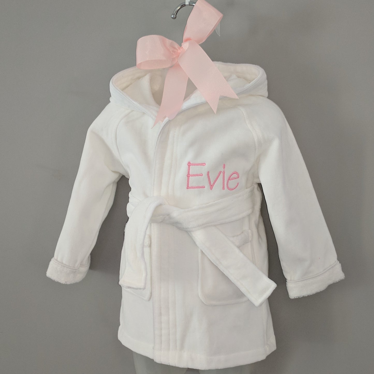 Boy's & Girl's Personalised Baby Bathrobe