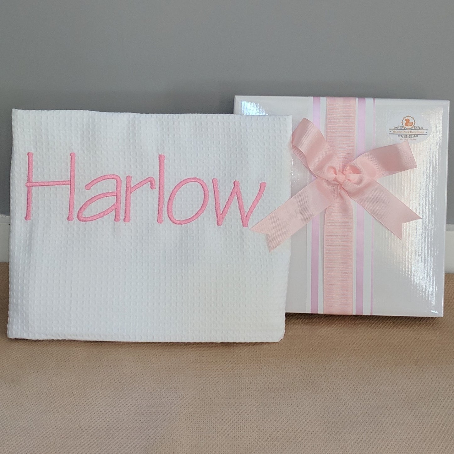 Personalised Baby Cot Blanket