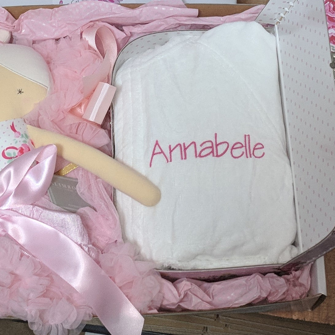 Boy's & Girl's Personalised Baby Bathrobe