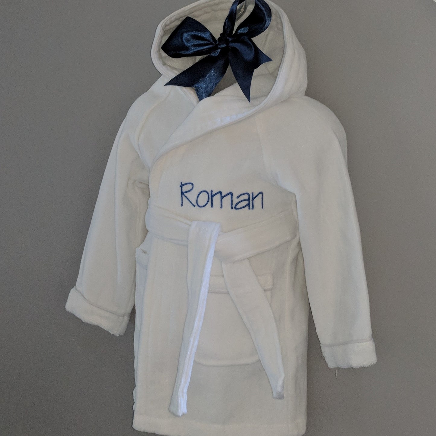 Boy's & Girl's Personalised Baby Bathrobe