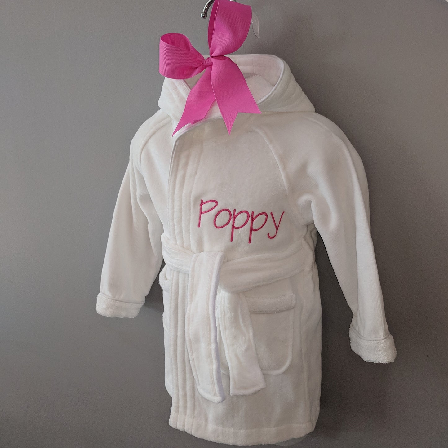 Boy's & Girl's Personalised Baby Bathrobe