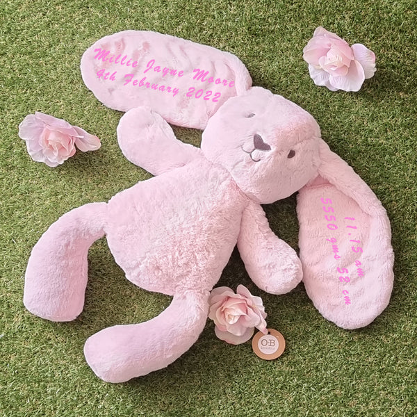 My Big Personalised Bunny Pink