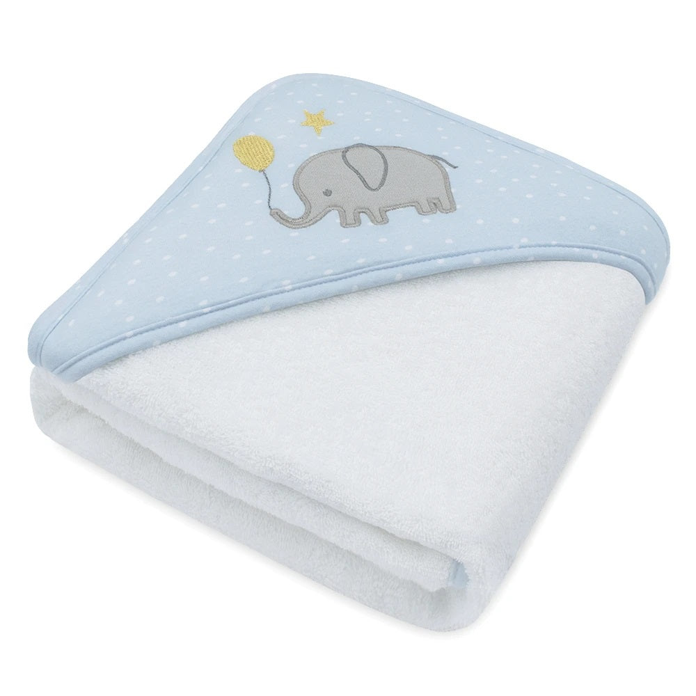Mason Elephant Boy's Hooded Baby Bath Towel