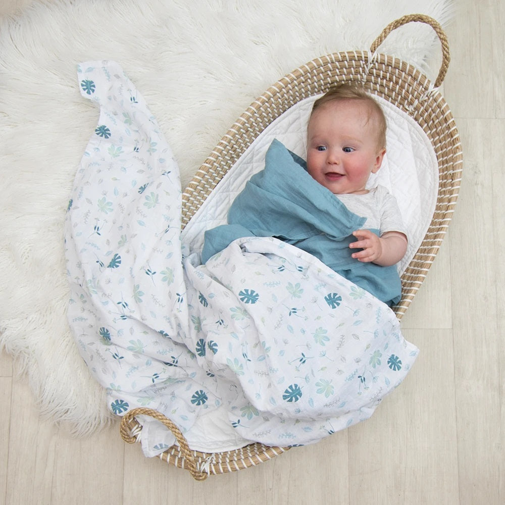 Swaddle Set Organic Muslin Swaddle Blankets Sleepy Sprout Nest