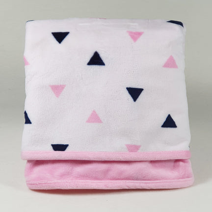 Velour Reversable baby blanket