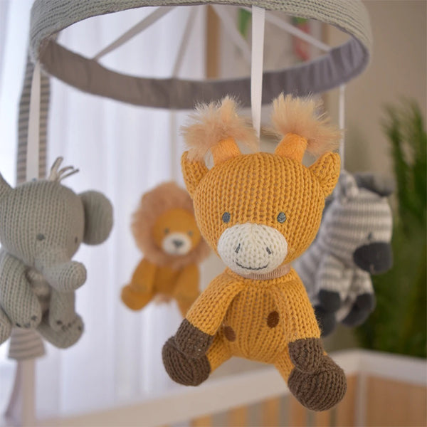Savanna Neutral Baby Musical Cot Mobile