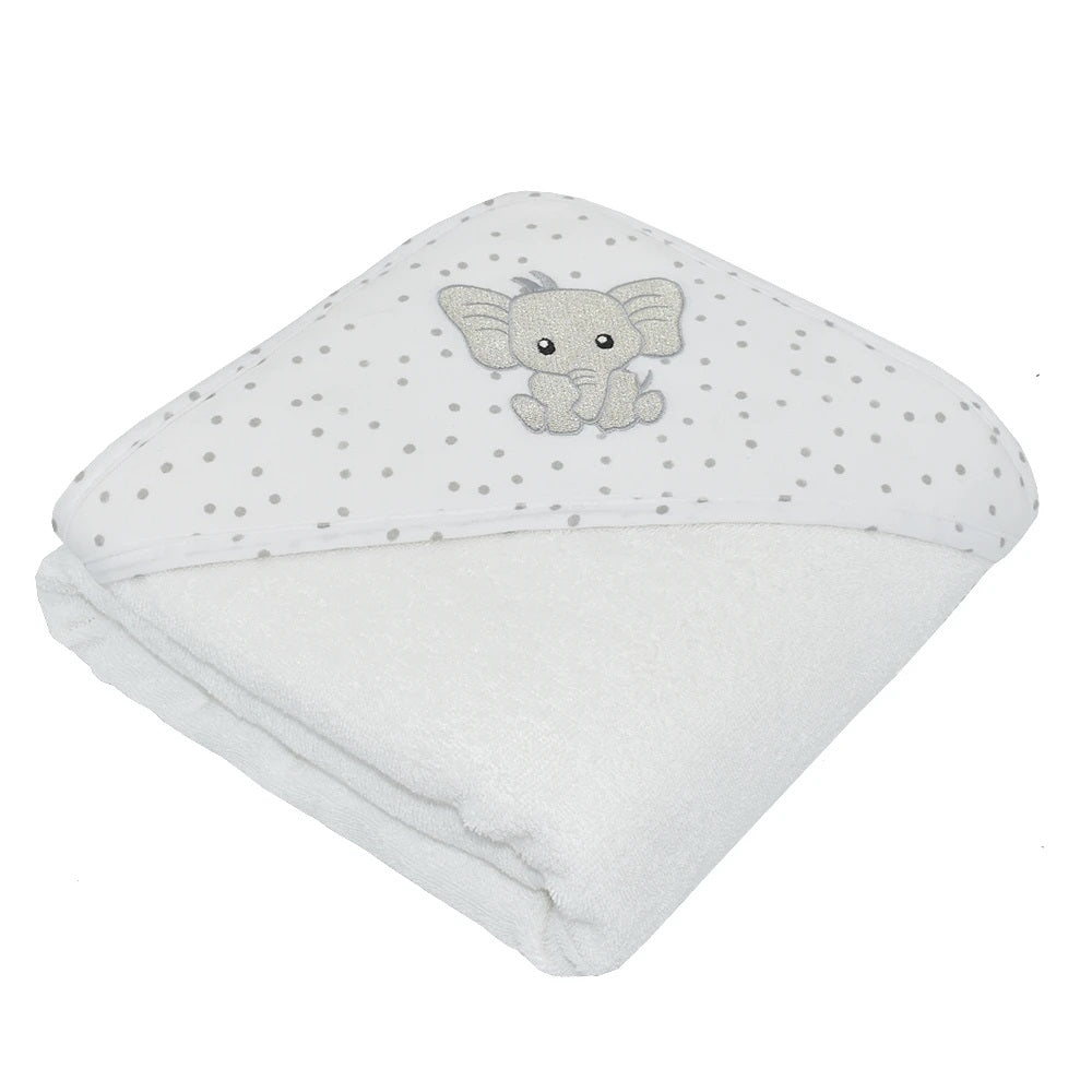 Savanna Neutral Hooded Baby Bath Towel