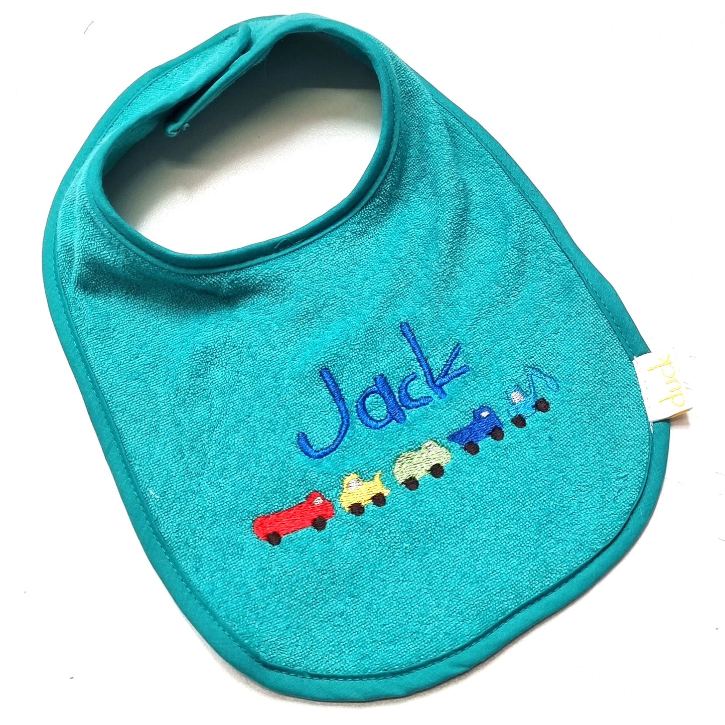 Trucks N Tractors Pre Personalised Baby Bibs