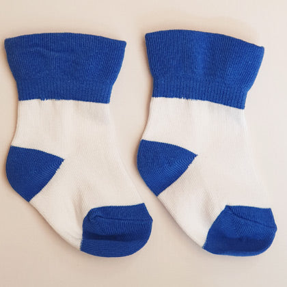 Baby Socks Boy's Turnover Royal Blue