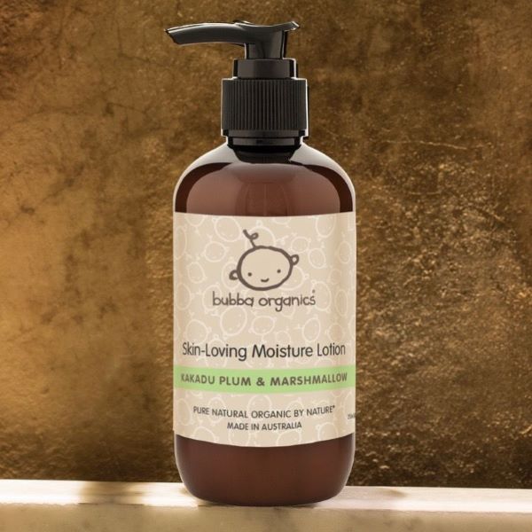 Bubba Organics kakadu plum baby moisture lotion.