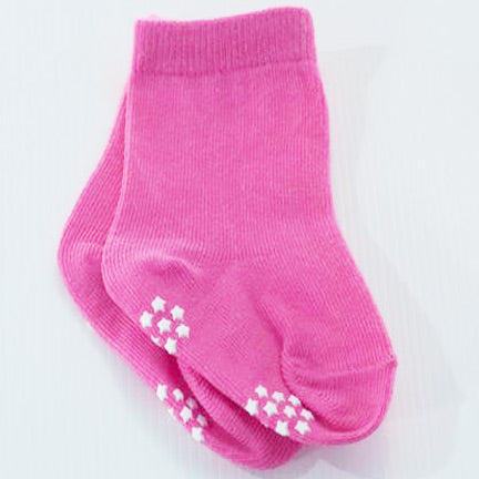 Baby Girl Socks Grip Soles