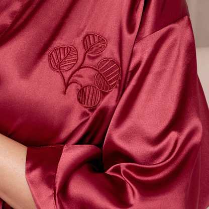 Maine Beach Luxurious Satin Gown