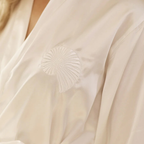 Maine Beach Luxurious Satin Gown