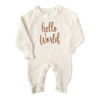 Personalised Knitted Baby Romper