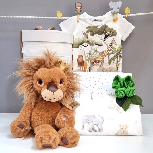 King of the Jungle Baby Hamper Hamper NB