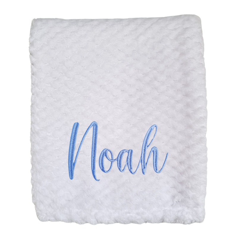 Personalised Baby Boy Blanket