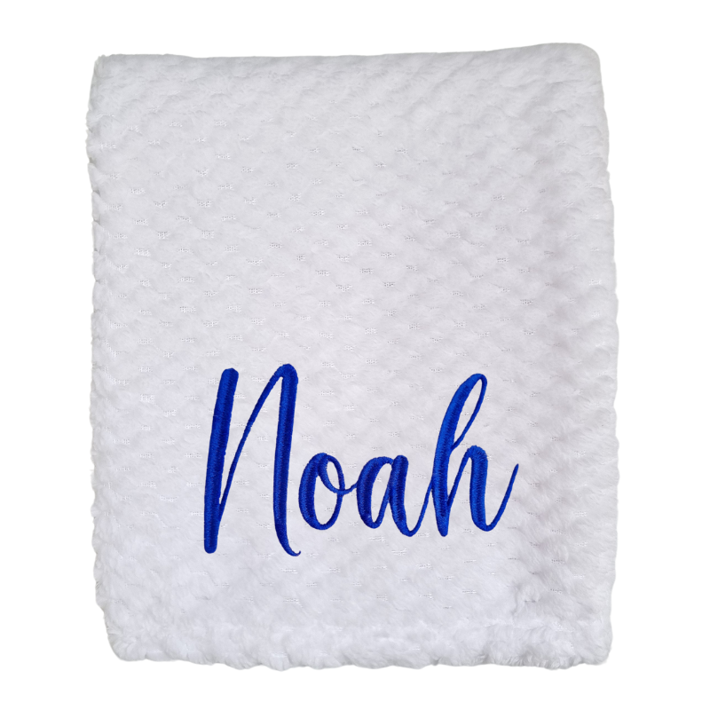 Personalised Baby Boy Blanket