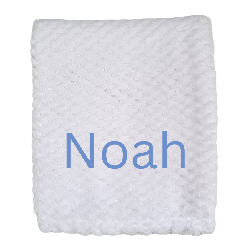 Personalised Baby Boy Blanket