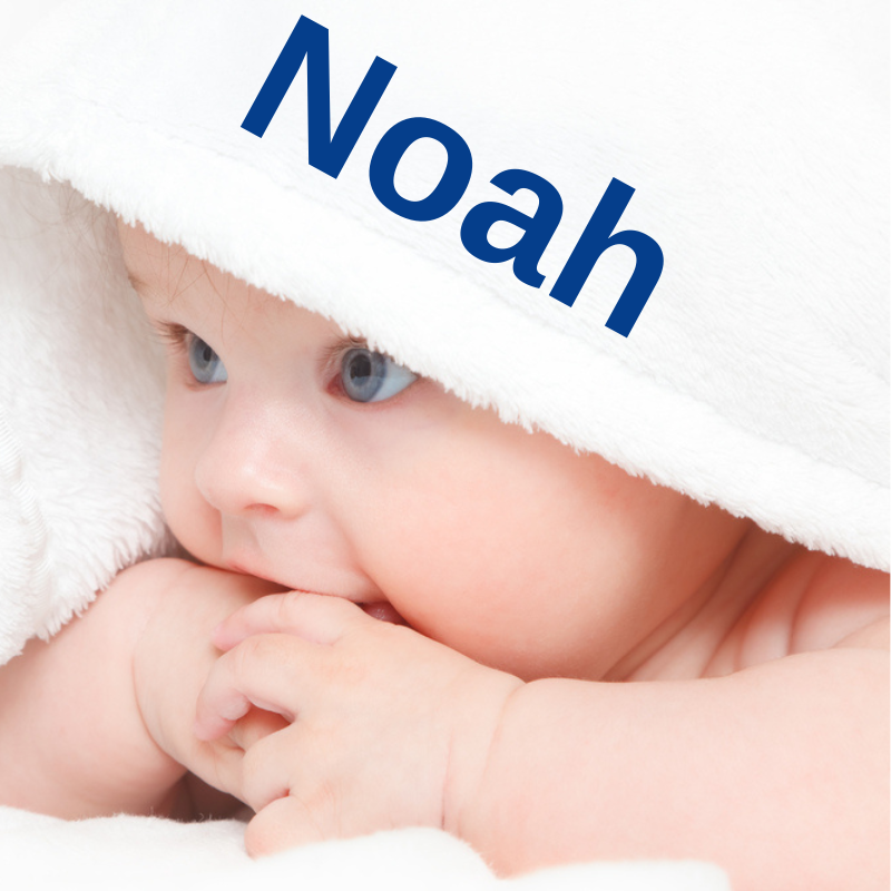 Boy's & Girl's Personalised Hooded Baby Bath Towel