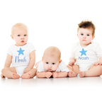 Personalised Onsies Baby Boy Big Star