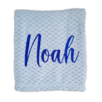 Personalised Baby Boy Blanket