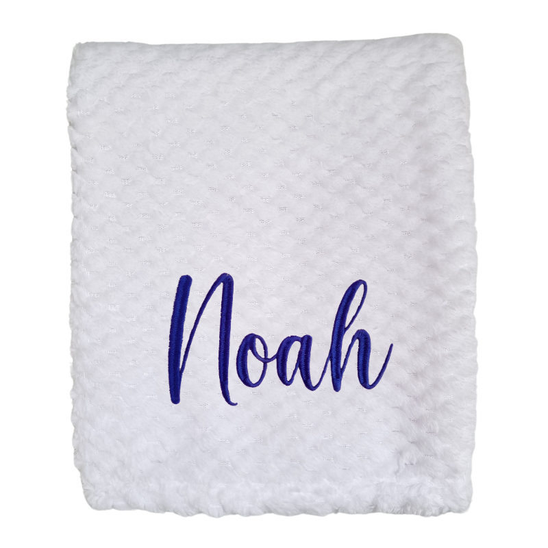 Personalised Baby Boy Blanket