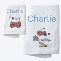 First Responders Personalised Baby Bath Towel Set Towels 