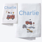 First Responders Personalised Baby Bath Towel Set Towels 