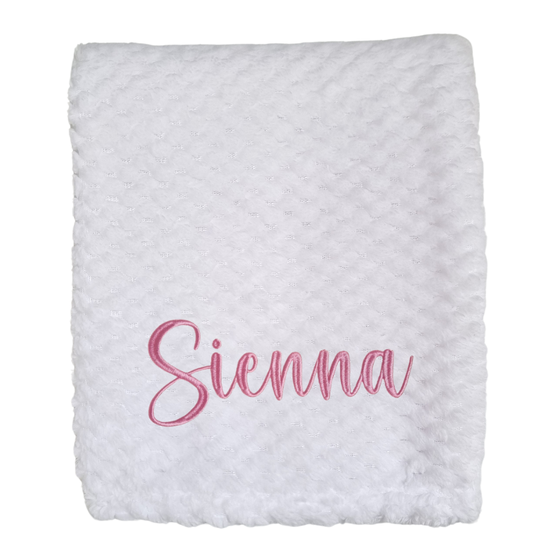 Personalised Baby Girl Blanket