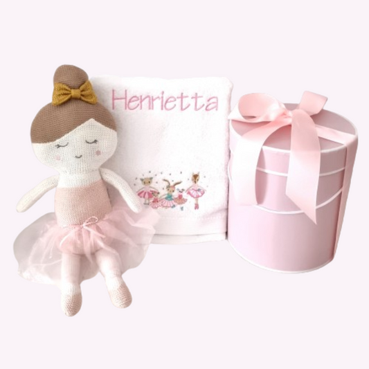 Baby Girl Gift Box Ballerina Bath Time