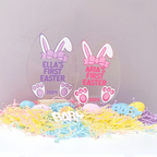 Baby's First Easter Personalised Acrylic Egg Plaque Hamper 