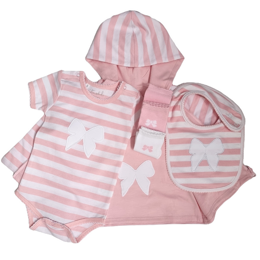 Big Pink Bow Baby Girl Hamper