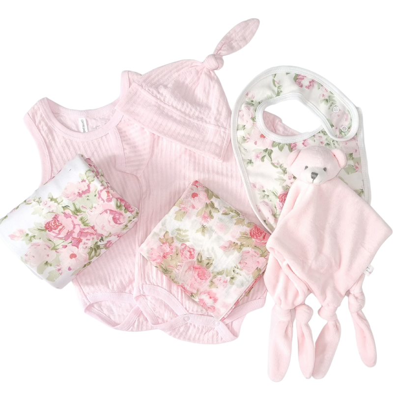 Rosey Bear Baby Girl Hamper