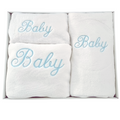 Baby Bath Towel set Towels Baby Blue 