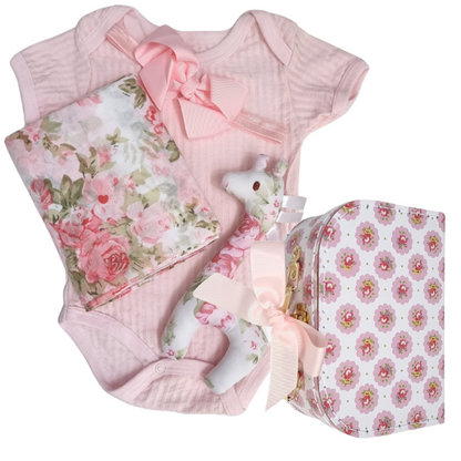 Peony Rose Baby Girl Hamper