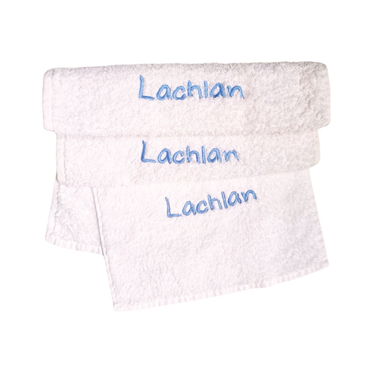 Personalised wash cloth set Lachlan