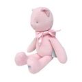 Kate Finn Large Velour Teddy Bear Pink