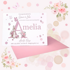 Personalised Baby Cards ABC
