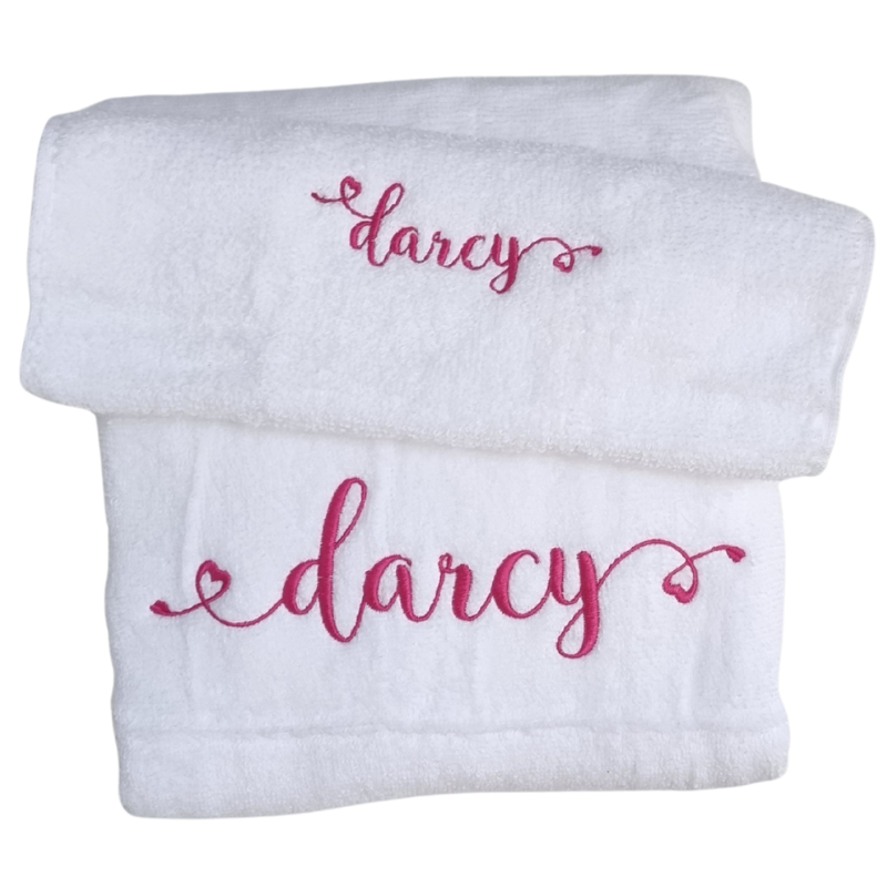 New Born Baby Girl Hamper Personalised Bath Set